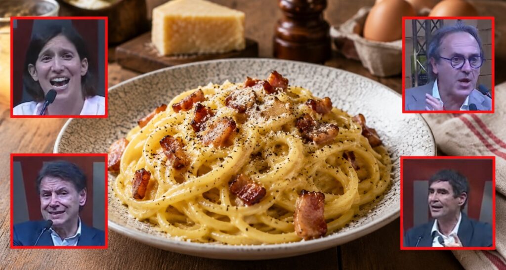 "Nella carbonara non ci va la panna", trovato primo punto in comune nel programma del Campo Largo